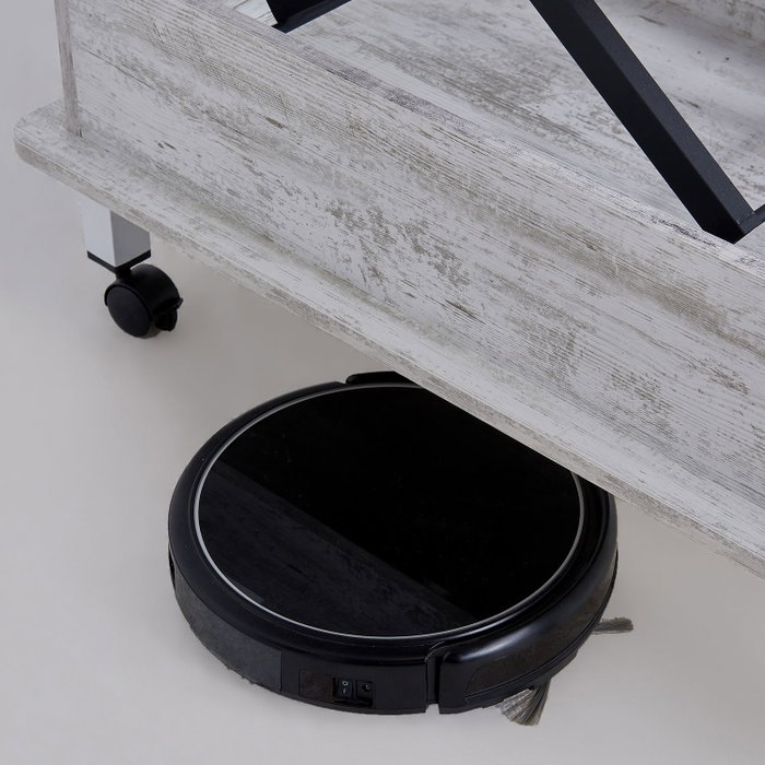 Hanah Home Helsinki Mesa de Café Blanco Antiguo